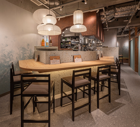 目黒川 カウンター席