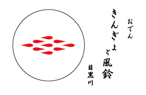 きんぎょと風鈴目黒川 ロゴ